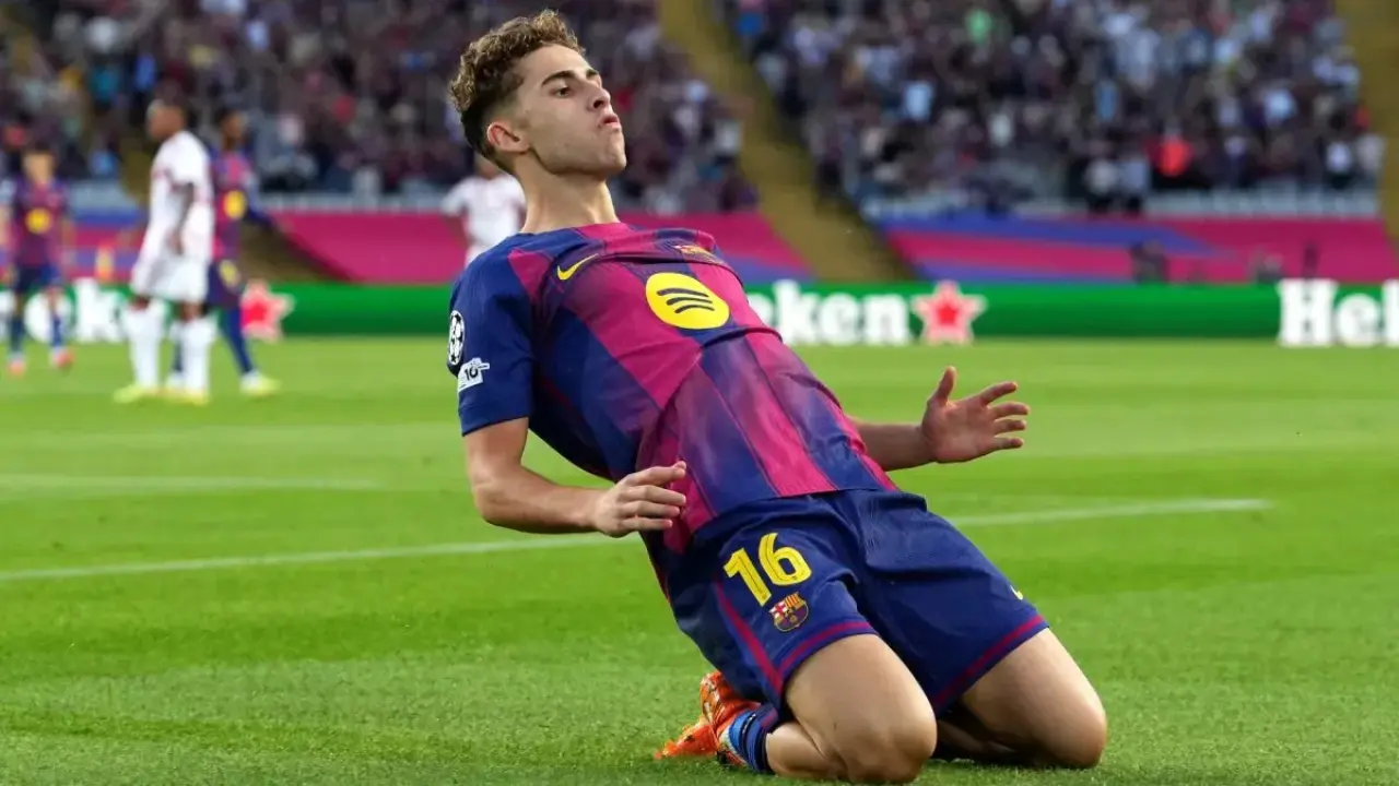Barcelona Pesta Gol 6 1 Atas Olympiakos, Fermin Lopez Cetak Hat Trick Di Liga Champions