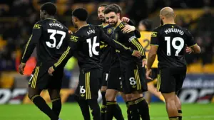 Brace Fernandes Warnai Kemenangan Manchester United 4-1 Atas Wolves di Liga Inggris