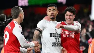 Gabriel Jesus Dedikasikan Gol Kemenangan Arsenal untuk Yesus: “Dia Menyelamatkan Hidup Saya”