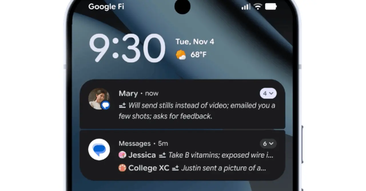 Ringkasan Notifikasi AI Kini Hadir di Lebih Banyak Ponsel Android