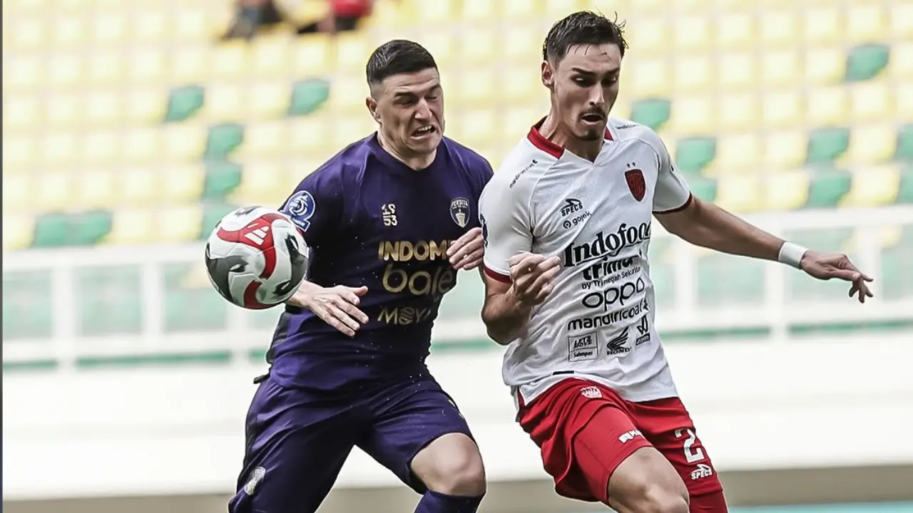 Persita Tangerang Dan Bali United Bermain Imbang Tanpa Gol Di Babak Pertam Bri Super League (1)