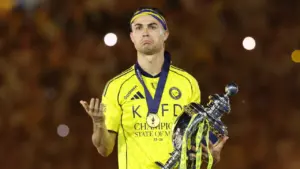 Cristiano Ronaldo Raih Predikat Pemain Terbaik Saat Al-Nassr Kunci Gelar Liga Arab Saudi Musim 2025/2026