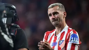 Perpisahan Emosional Antoine Griezmann di Metropolitano Usai Torehkan Assist ke-100 untuk Atletico Madrid