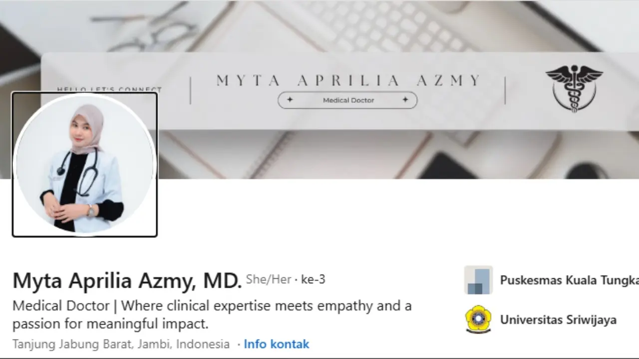 Sosok Dr Myta Aprilia Azmy Dokter Internship Yang Wafat Usai Sakit Saat Bertugas