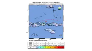 Gempa M 5,2 Guncang Timur Laut Bima, Nusa Tenggara Barat