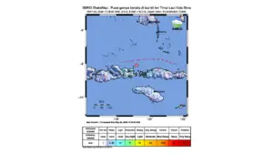 Gempa M 5,2 Guncang Timur Laut Kota Bima, Nusa Tenggara Barat