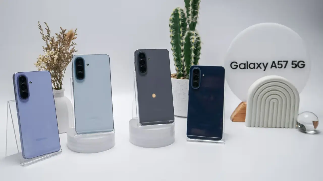 Samsung Galaxy A57 5g Andalkan Bodi Tipis 6 9 Mm Dan Bobot 179 Gram Nyaman Digunakan Untuk Aktivitas Harian