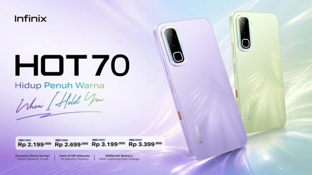 Spesifikasi Dan Harga Infinix Hot 70 Di Indonesia Andalkan Nfc Serta Fast Charging 45w