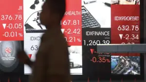 IHSG Jeblok 2,87% Dalam Sejam, Lima Saham Sentuh ARB