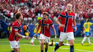 Haaland Cetak Dua Gol, Norwegia Tekuk Brasil 2-1 dan Lolos ke Perempat Final