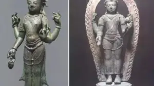 AS Serahkan Dua Arca Buddha Abad Ke-8 Kembali ke Indonesia
