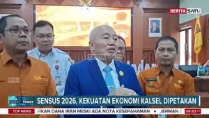 Gubernur Muhidin Canangkan Sensus Ekonomi 2026 di Banjarbaru